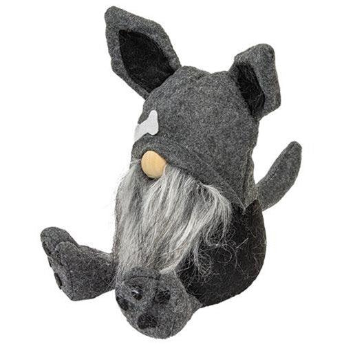 Dog Gnome Black & Gray 2 Asstd - The Fox Decor