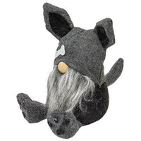 Dog Gnome Black & Gray 2 Asstd - The Fox Decor