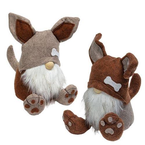 Dog Gnome Tan & Burnt Orange 2 Asstd - The Fox Decor