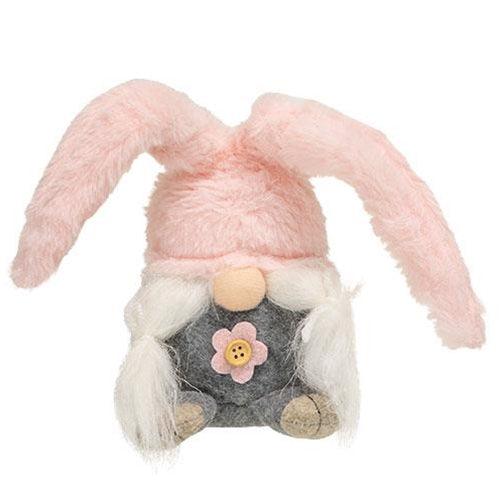 Mr & Mrs Mini Fuzzy Bunny Gnome 2 Asstd - The Fox Decor