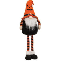 Halloween Pumpkin Standing Gnome - The Fox Decor