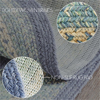 Thumbnail for Jolie Braided Jute Oval Braided Rugs with Rug Pad - VHC Brands