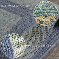 Thumbnail for Jolie Braided Jute Rectangle Rugs with Rug Pad - VHC Brands