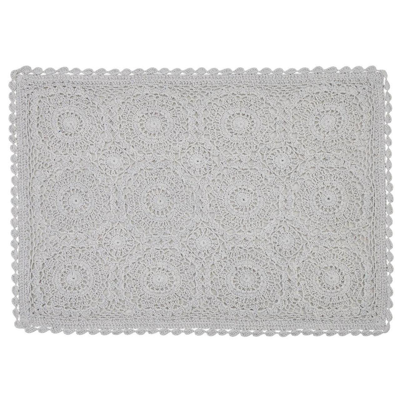 Lace Placemats - Mist Set of 4 Park Designs - The Fox Decor