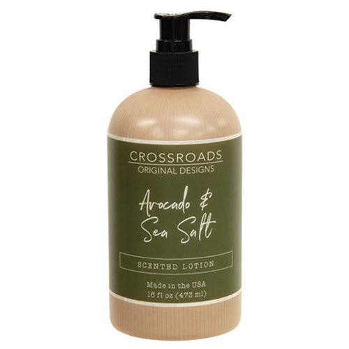 Avocado & Sea Salt Hand Lotion 16oz - The Fox Decor