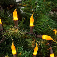 Silicone Lights Brown Cord 10ct - The Fox Decor