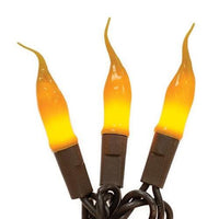 Silicone Lights Brown Cord 10ct - The Fox Decor