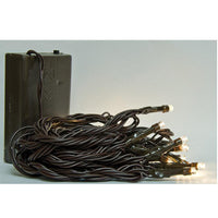 Thumbnail for LED Battery Twinkle Lights, Brown Cord, 20ct - The Fox Decor