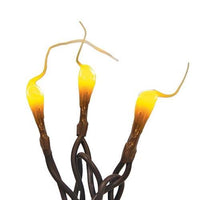 Warm Silicone Teeny Lights Brown Cord 50ct - The Fox Decor