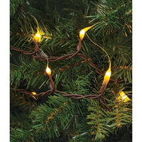 Warm Silicone Teeny Lights Brown Cord 50ct - The Fox Decor