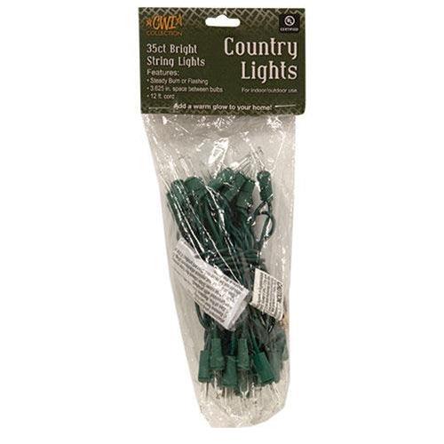 Light Set Green Cord 35ct - The Fox Decor