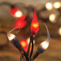 Scarlet & Gray Silicone Teeny Lights 50ct - The Fox Decor