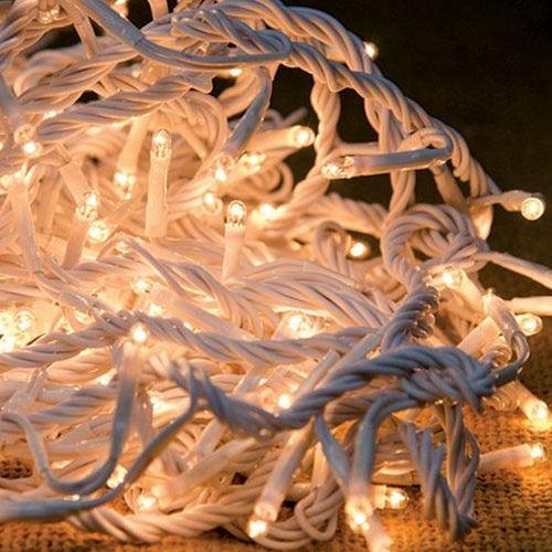 Twinkle Lights, White Cord, 140 ct