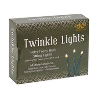 Thumbnail for Twinkle Lights, Green Cord, 140 ct