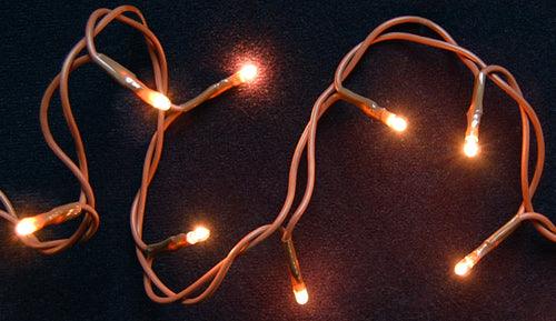 Teeny Lights, Brown Cord, 20ct - The Fox Decor