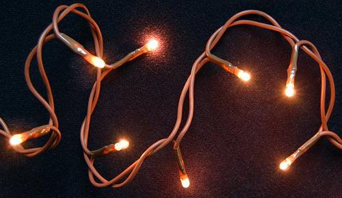 Teeny Lights, Brown Cord, 20ct