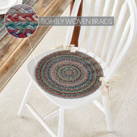 Thumbnail for Multi Jute Chair Pad 15 inch Diameter - The Fox Decor