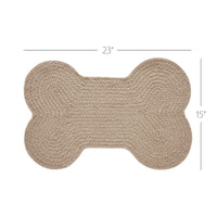 Natural Indoor/Outdoor Medium Bone Braided Rug 23