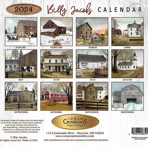 Billy Jacobs 2024 Calendar