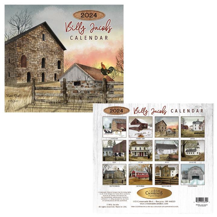 Billy Jacobs 2024 Calendar - The Fox Decor