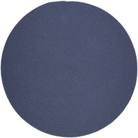 Thumbnail for Wool Solids Area Rug - Round - S102 Sailor Blue