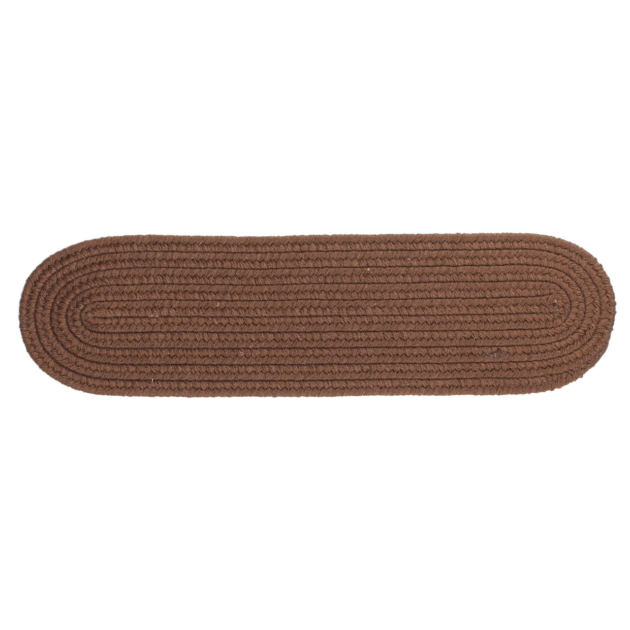 Wool Solids Stair Tread - S116 Walnut