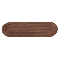 Wool Solids Stair Tread - S116 Walnut
