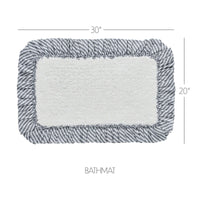 Sawyer Mill Black Bathmat 20x30 - The Fox Decor
