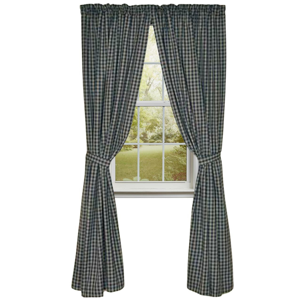 Sturbridge Lined Panel, 72 by 63", Navy Park Designs - The Fox Decor