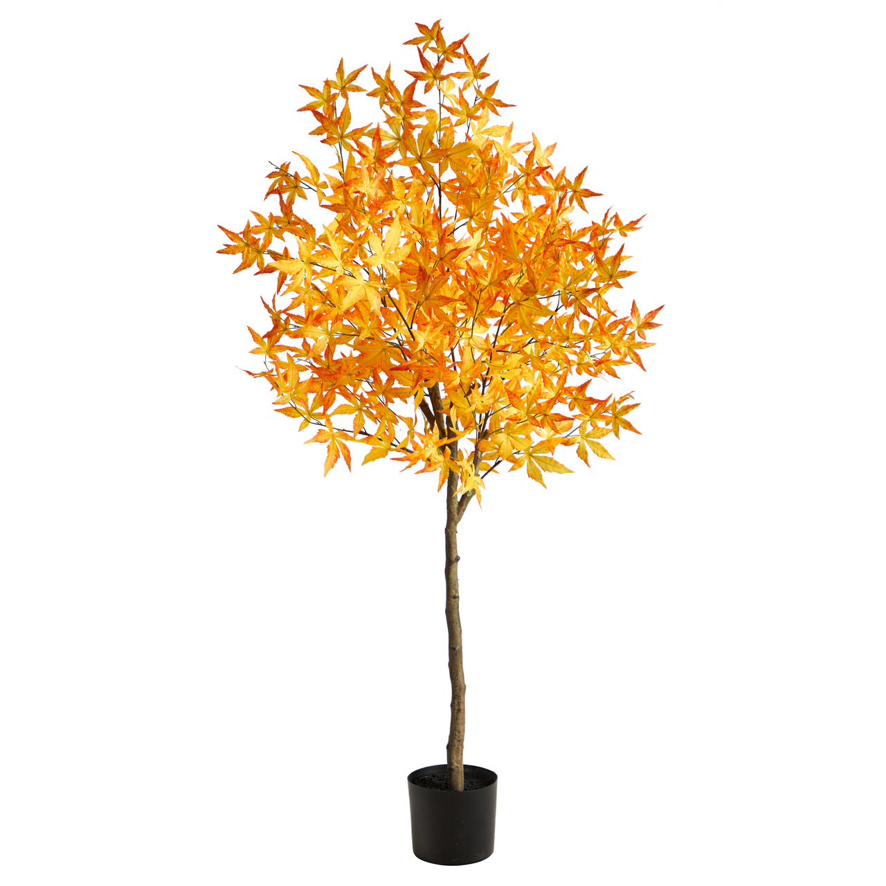 5' Autumn Maple Artificial Tree Yellow