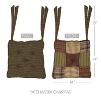 Thumbnail for Tea Cabin Chair Pad Patchwork - The Fox Decor