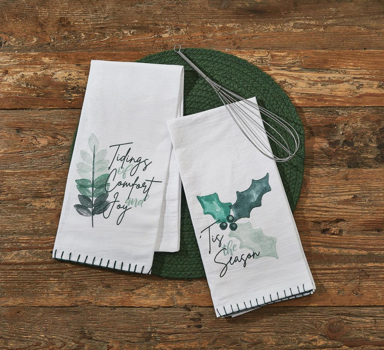 Tidings Of Comfort Dishtowel - Set of 2 Park Designs