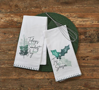 Tidings Of Comfort Dishtowel - Set of 2 Park Designs