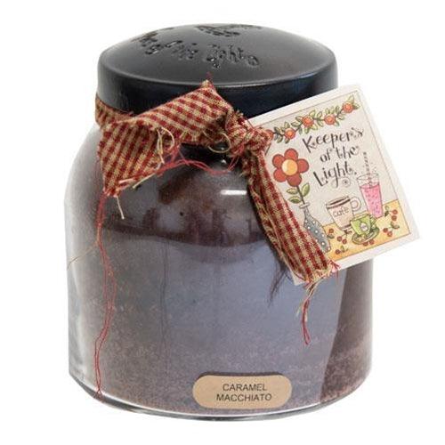 Caramel Macchiato Papa Jar Candle 34oz - The Fox Decor