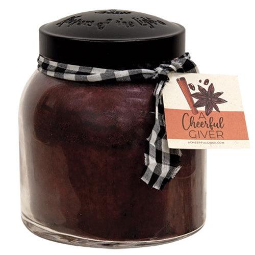 Bourbon Berry Tavern Papa Jar Candle 34oz - The Fox Decor