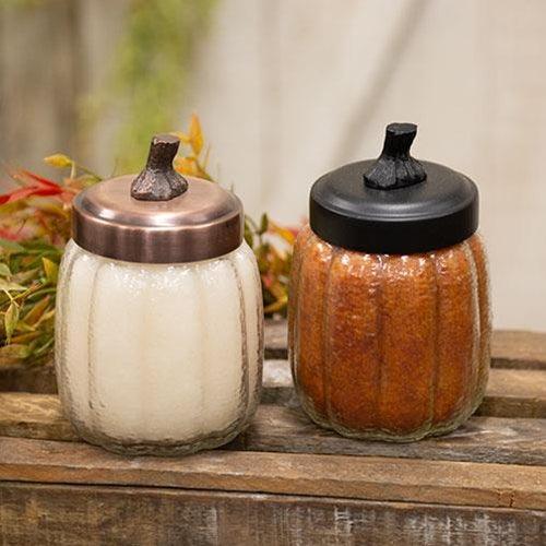 Baby Pumpkin Jar Candle Pumpkin Chata 15 oz - The Fox Decor