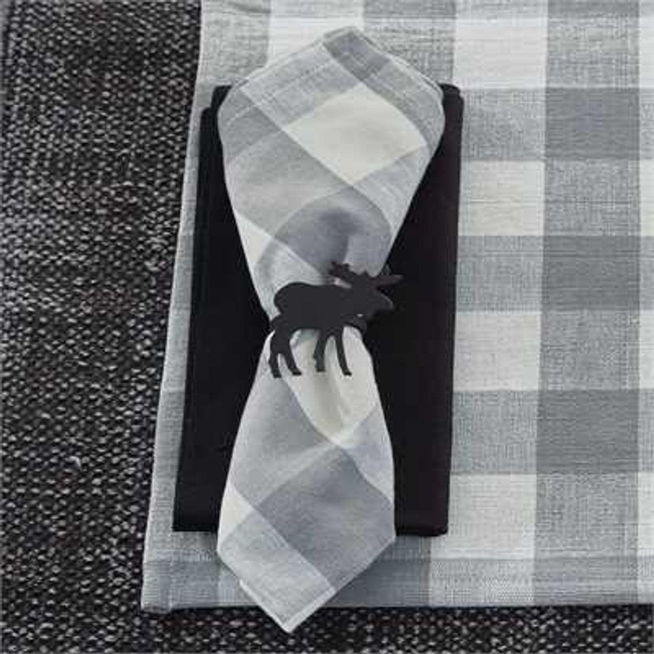 Wicklow Check Dove Napkins - Set of 6 Park Designs - The Fox Decor