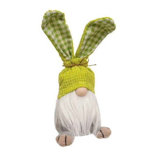 Gingham Waffle Bunny Gnome 3 Asstd