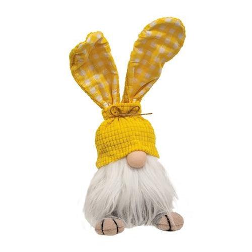 Gingham Waffle Bunny Gnome 3 Asstd - The Fox Decor