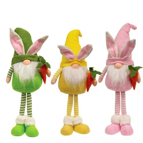Easter Bunny Standing Gnome 3 Asstd