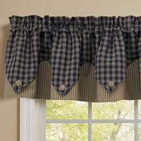 Thumbnail for Sturbridge Navy Valance - Point Park Designs - The Fox Decor