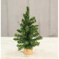 Mini Tree With Wood Base 8 - The Fox Decor