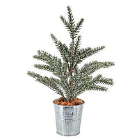 Tree with Whitewash Bucket - The Fox Decor
