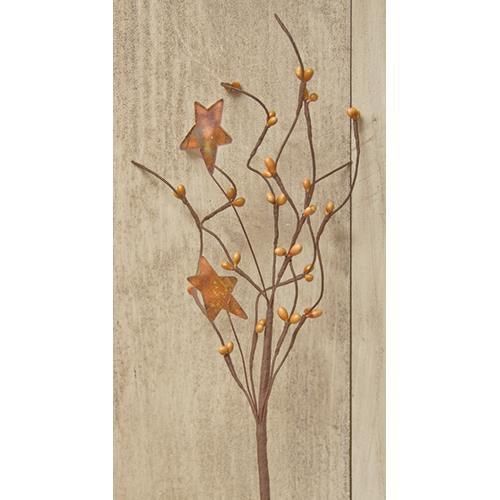 Old Gold Pip & Star Pick 12 - The Fox Decor