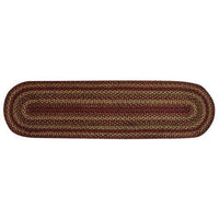 Cinnamon Braided Oval Runner 13 x 48 - The Fox Decor