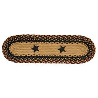 Thumbnail for Blackberry Star Oval Stair Tread 8x28 - The Fox Decor