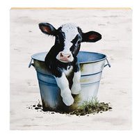 Baby Goat in a Bucket Block - The Fox Decor
