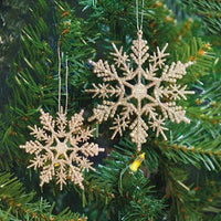 Thumbnail for Silver Glitter Snowflake Ornament 3 - The Fox Decor