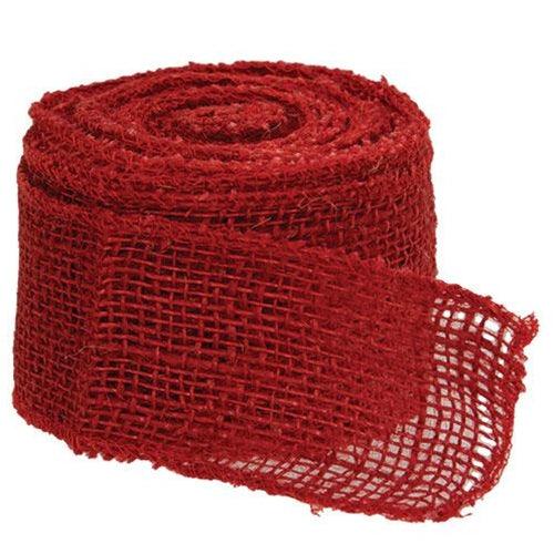 Red Burlap Ribbon – The Fox Decor