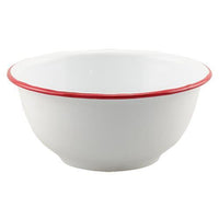 Thumbnail for Red Rim Enamel Cereal Bowl - The Fox Decor